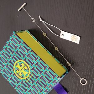 Silver Tory Burch bracelet